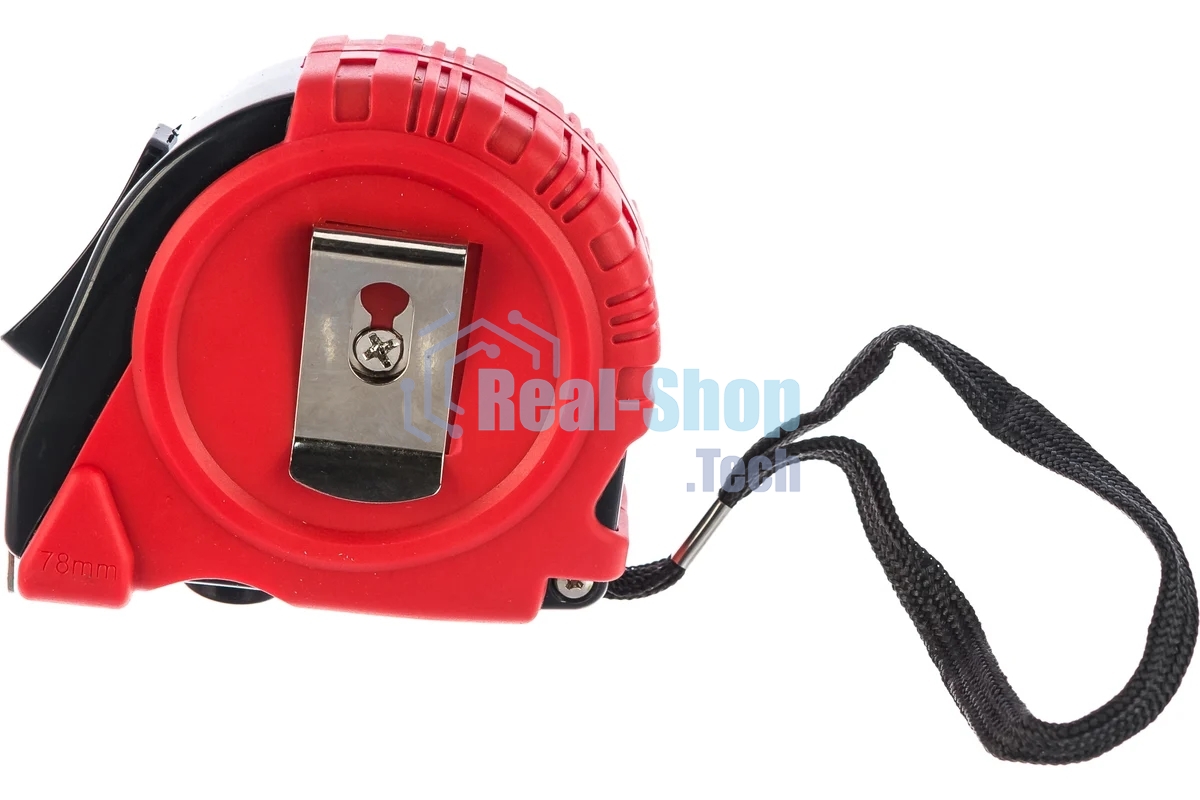 Рулетка Matrix Rubber, 5 м х 19 мм, обрезиненный корпус