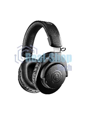 Беспроводные/проводные наушники Audio-Technica ATH-M20xBT черный, полноразмерные, Bluetooth + проводной, оголовье, до 60 ч