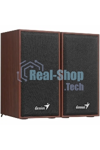 Акустическая система Genius SP-HF180, 2.0, 2 x 3W, USB-power, Wood