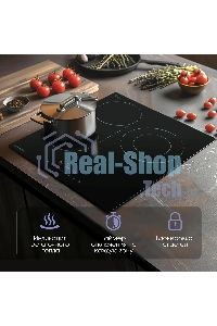 Электрическая варочная панель Zigmund & Shtain CN 42.4 B Hi-Light, независимая, черный