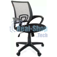 Кресло Chairman 696 TW-04 серый, ткань, 120 кг, механизм качания