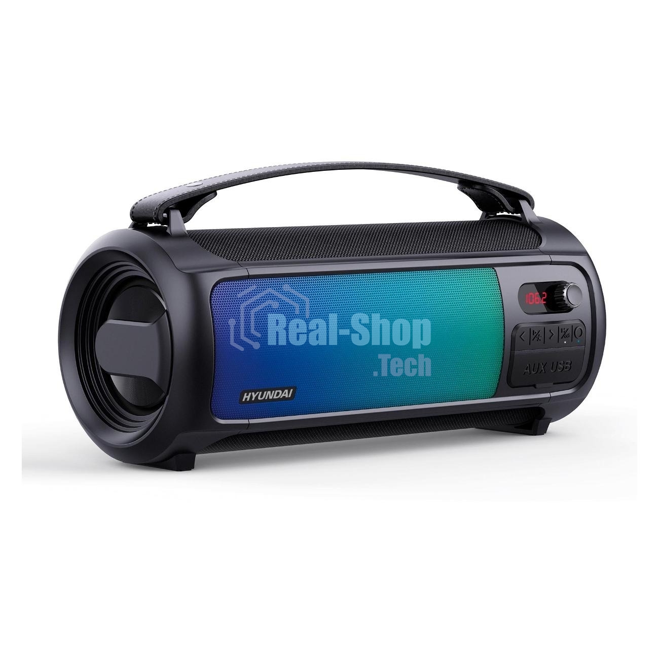 Портативная колонка Hyundai H-PS1025 черный 40W 2.0 BT 10м 3000mAh