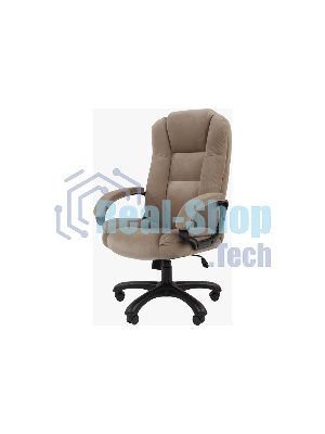 Кресло Chairman Home 600 бежевый, ткань, 120 кг