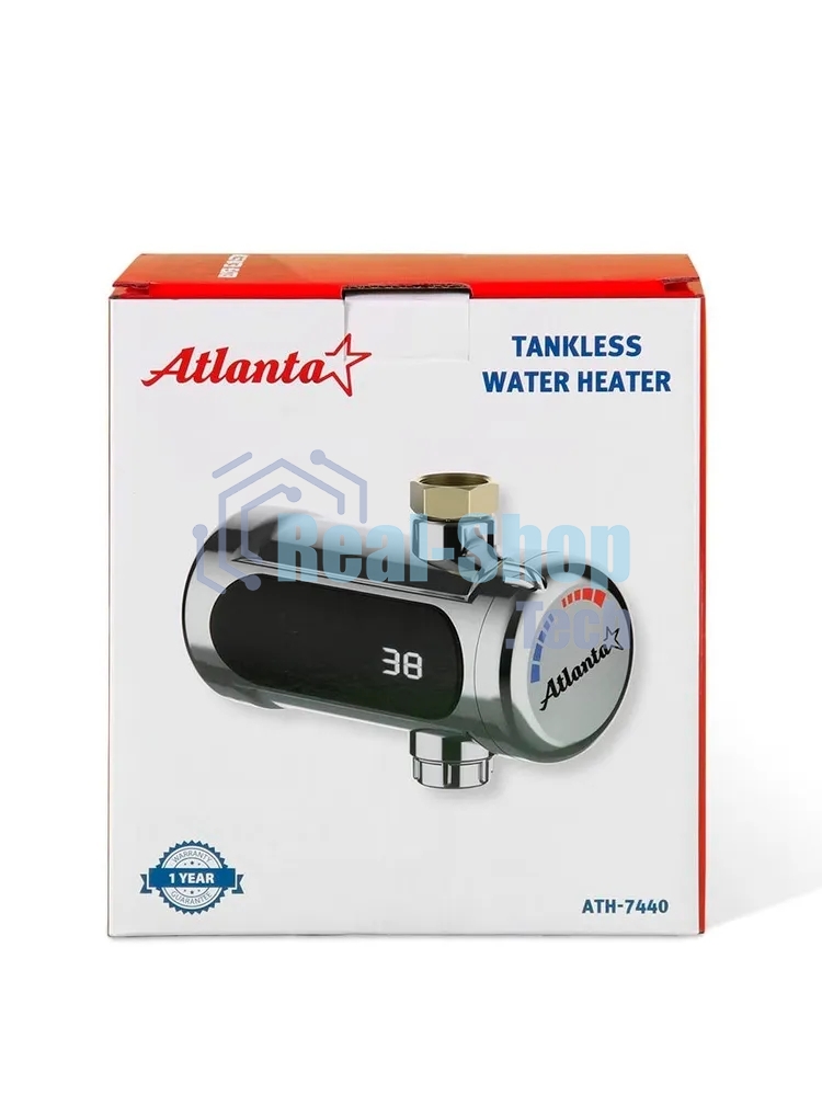Водонагреватель Atlanta ATH-7440 серебристый