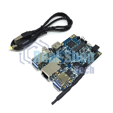 Микрокомпьютер Orange PI 3 2Gb + 8Gb EMMC, Android 7, с кабелем питания. (44286)
