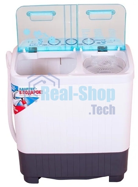 Стиральная машина Renova WS-40PET белый, загрузка вертикальная 4 кг, 1350 об/мин., класс: А+