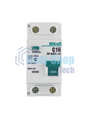 Выключатель автоматический дифференциального тока 2мод. DeKraft 16003DEK