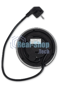 Чайник электрический Hyundai HYK-G8406 1.7л. 2200Вт прозрачный/черный (корпус: нержавеющая сталь)