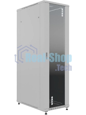 Шкаф серверный NTSS Премиум (NTSS-R22U60100GS) напольный 22U 600x1000мм пер.дв.стекл металл 900кг серый IP20 сталь
