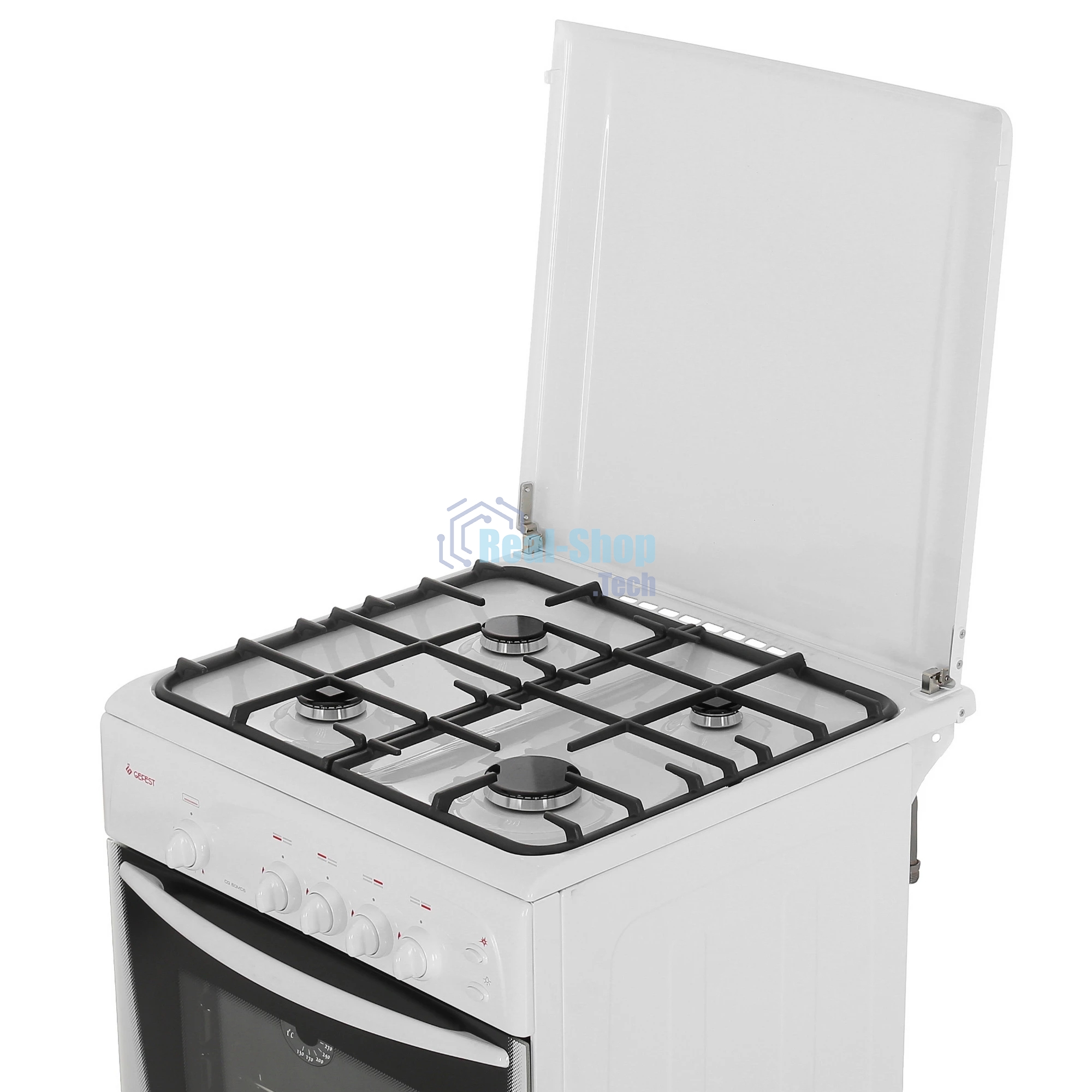 Плита газовая Gefest CG 60М C6 К73 белый, конфорок 4 шт, духовка 63 л, 60 см x 85 см x 60 см