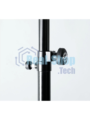 Стойка для акустической системы K&M 21460-009-55 высота от 1375 до 2185 мм, диаметр трубы 35 мм, зажимной винт и стопорная накладка, материал - алюминий, цвет черный