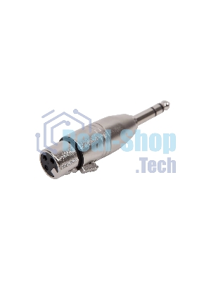 Переходник аудио FORCE CFA-015XLR (F) 3-pin на 1/4