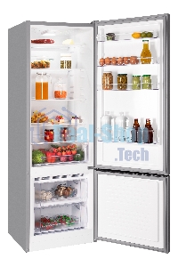 Холодильник Nordfrost NRB 124 S серый двухкамерный 238/70 л морозилка снизу