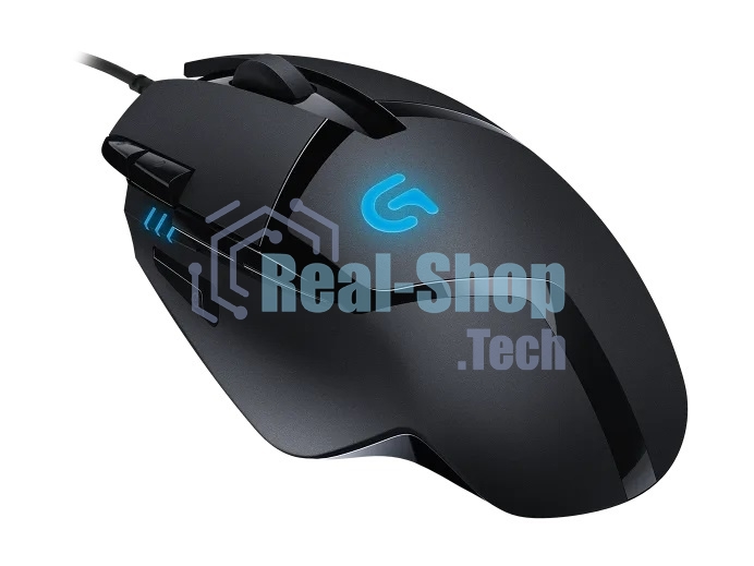 Мышь проводная Logitech G402 Hyperion Fury черный, 4000 dpi, USB, кнопки - 8