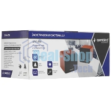 Акустическая система 2.0 Gembird SPK-206, МДФ, коричневый, 5 Вт, регулятор громкости, USB-питание