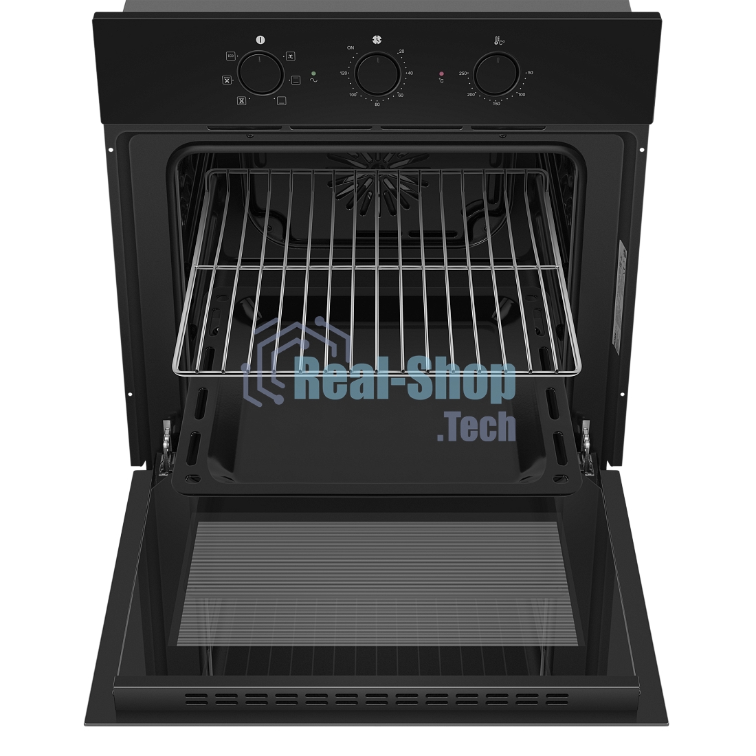 Духовой шкаф электрический HOMSair OEF606BK2 черный