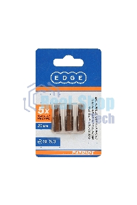 Бита EDGE by PATRIOT SL 5.0 мм, сталь S2, длина 25 мм, 3шт в блистере