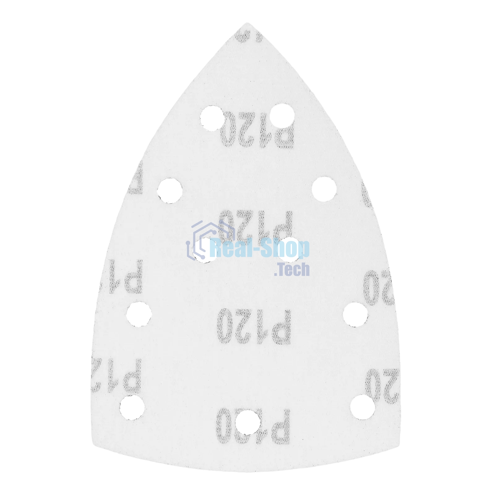 Треугольник абразивный Denzel на ворc. подложке под 