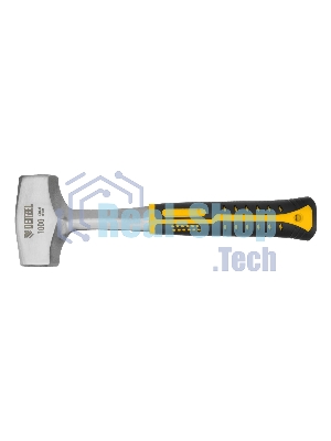 Кувалда Denzel 1 кг, цельнометаллическая, двухкомпонентная рукоятка