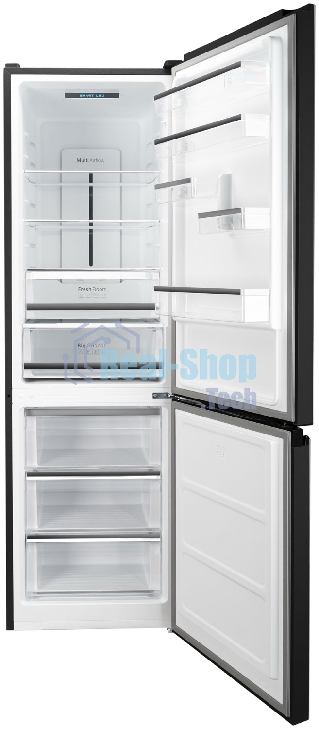 Холодильник DeLonghi DCS 19NFI BB DAMIANO белый двухкамерный 230/100л морозилка снизу, No Frost