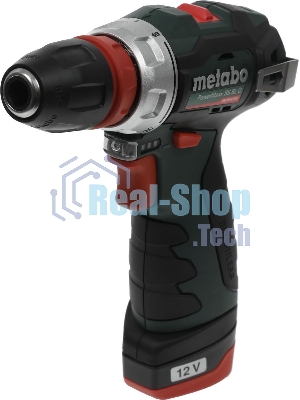 Дрель-шуруповерт Metabo Power Maxx BS BL, 12 В, 2 Ач, 34Нм, щеточный