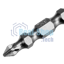 Бита двухстор. Gross PH2-PH1х45мм, сталь S2, 10шт.
