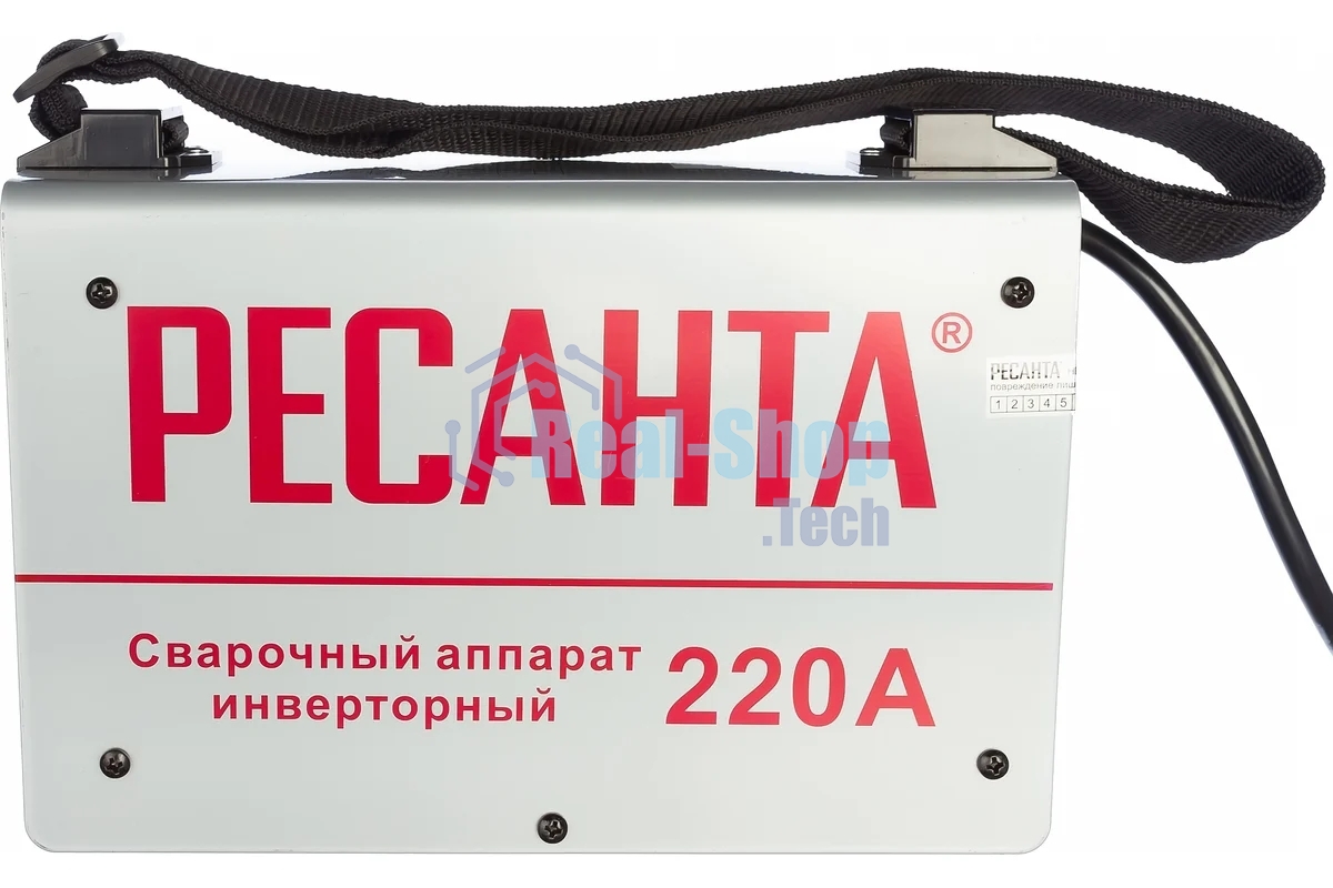 Сварочный аппарат инверторный Ресанта САИ 220 65/22 в кейсе