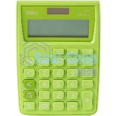 Калькулятор настольный Deli E1122/GRN зеленый 12-разр.