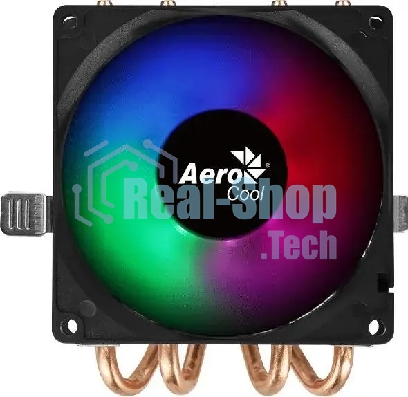 Кулер для процессора AeroCool/Formula Air Frost 4 черный, 90 мм, алюминий/медь, 1800 об/мин, 25.7 дБ, 3 pin, 125 Вт, 78 мм