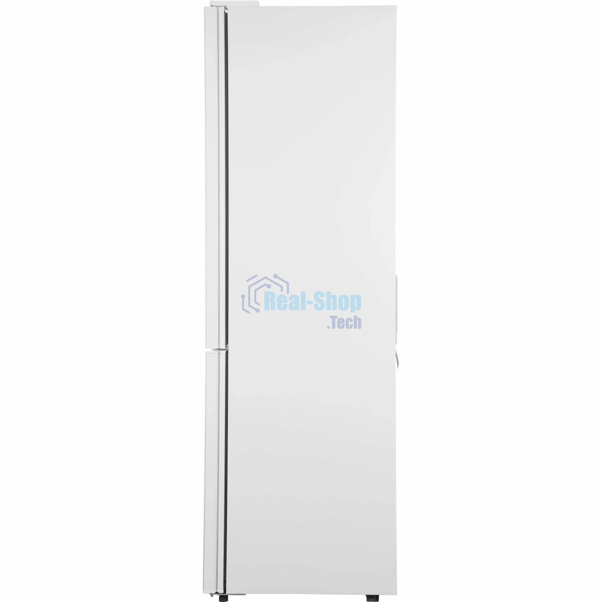 Холодильник Hyundai CC35083F белое стекло двухкамерный 240/95л морозилка снизу, No Frost