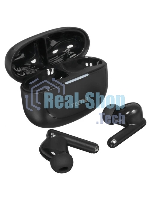 Наушники TWS Tecno Buds 4 Air черный, внутриканальные, Bluetooth, до 6 ч