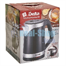 Чайник электрический DELTA DL-1109 черный