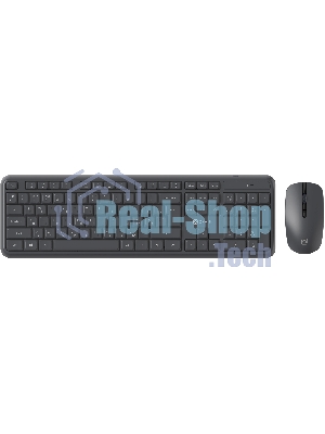 Комплект клавиатура + мышь Оклик S277W клав:серый мышь:серый USB беспроводная Multimedia (2066173)
