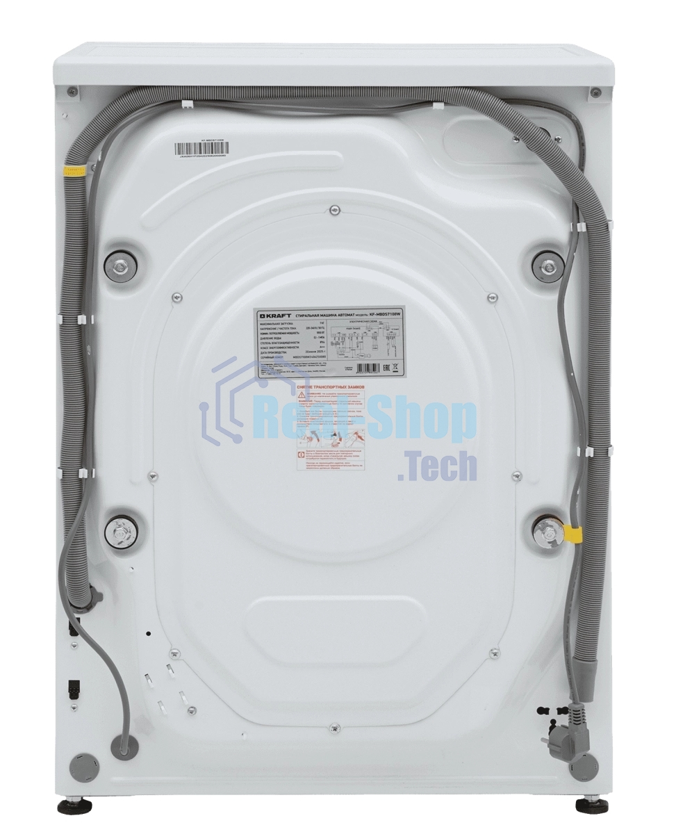Стиральная машина Kraft KF-MBDS6108W белый, загрузка фронтальная 6 кг, 1000 об/мин, класс: А+++