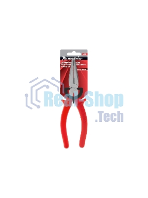 Длинногубцы Matrix 17496 econom 200 мм, изогнутые, шлифованные пластмассовые рукоятки