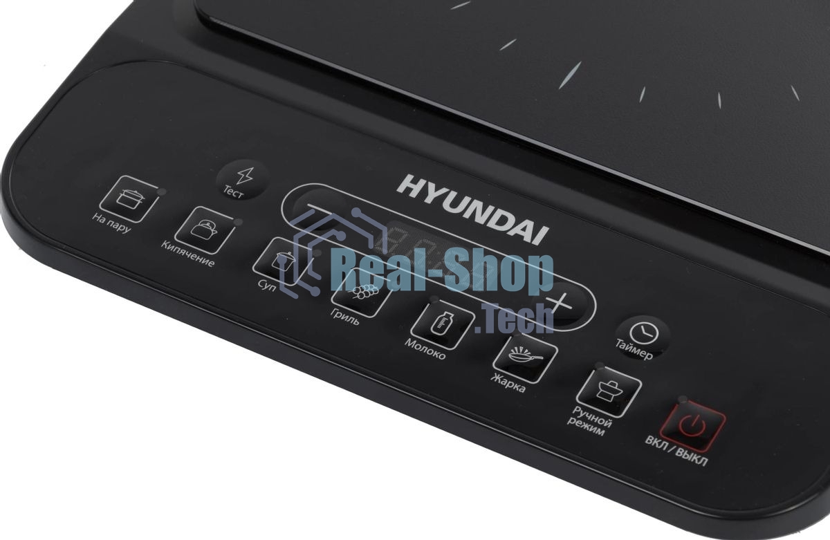 Плита настольная электрическая Hyundai HYC-0101 черный эмаль (настольная)