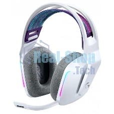 Гарнитура Logitech G733 Lightspeed Wireless RGB Gaming белый, беспроводная, радиоканал, до 29 ч, подсветка