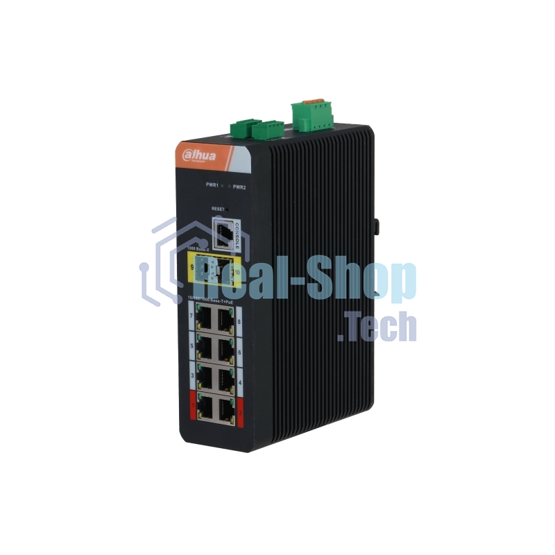 Коммутатор Dahua DH-IS4210-8GT-120 8x1 Гбит/с 2SFP 8PoE 120W управляемый