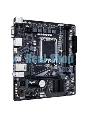 Материнская плата Gigabyte H610M S2H V2, LGA 1700, Intel H610, 2xDDR5, 4xSATA, 1xM.2, 1xPCIe 4.0 x16, 1xPCIe x1, 1xHDMI, 2xDP, 1xD-Sub, 1x 1Gb LAN, 2xUSB-A 3.2 Gen 1, 4xUSB-A 2.0, 3x 3.5 мм, 7.1, mATX