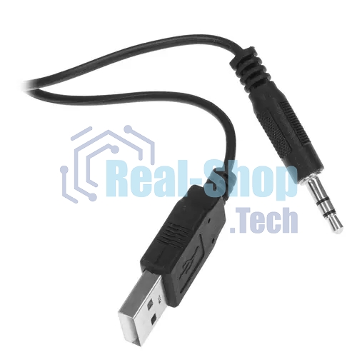 Акустическая система 2.0 Gembird SPK-206, МДФ, коричневый, 5 Вт, регулятор громкости, USB-питание