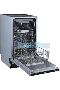 Встраиваемая посудомоечная машина Бирюса DWB-410/6, черный, 44.8 см, 10 компл., 47 дБ, класс A++