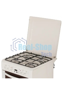 Плита комбинированная Gefest ПГЭ 6102-03 0167 бежевый, конфорок 4 газовых, духовка 55 л, 60 см x 85 см x 60 см