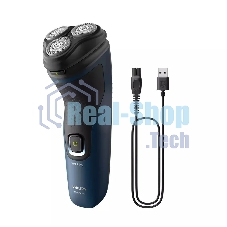 Электробритва Philips S1151/00 синий/черный