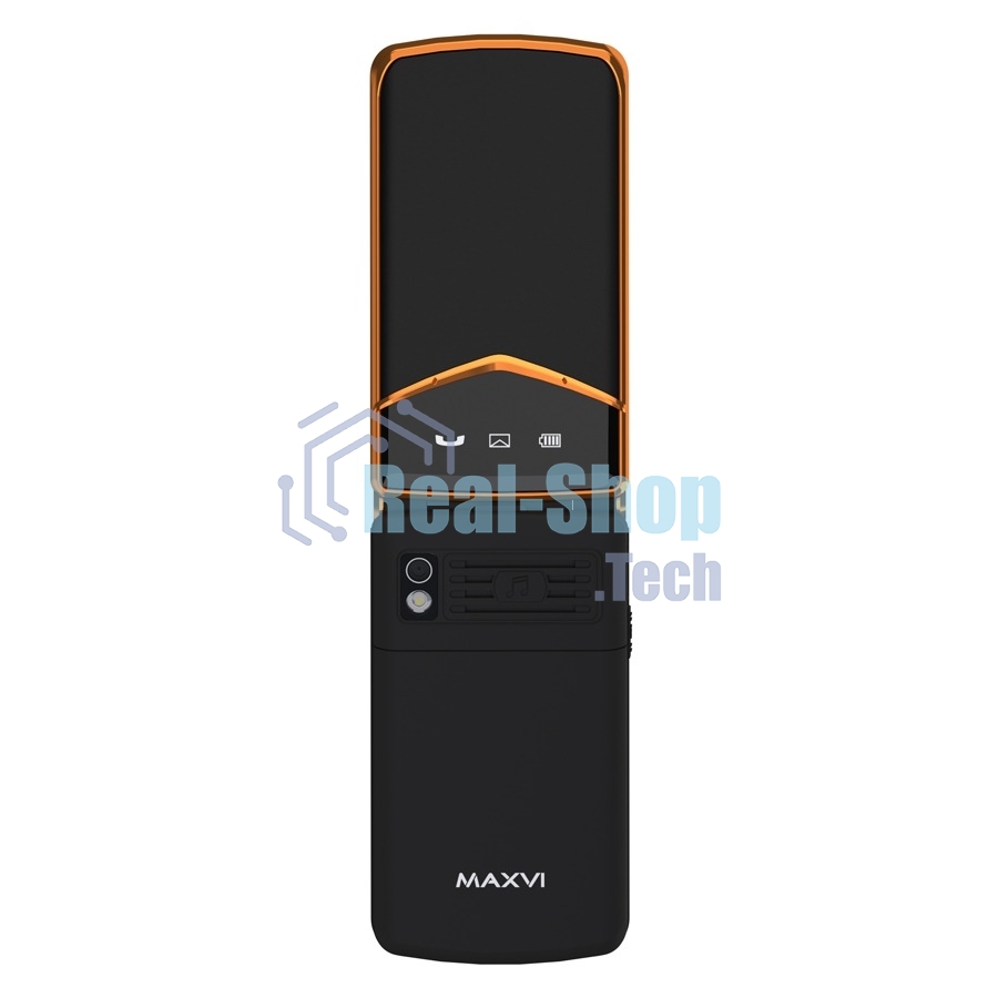 Мобильный телефон Maxvi E11 черный/золотой