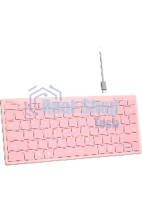 Клавиатура A4Tech FBX51C беспроводная, Bluetooth, радиоканал розовый