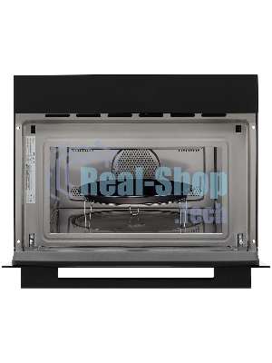 Встраиваемая микроволновая печь Krona ONYX 45H mw BL/BL черный, 38 л, 1000 Вт, переключатели - сенсор