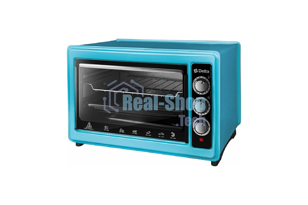 Мини-печь Delta D-0123 голубая