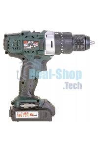 Профессиональный ударный шуруповерт Klpro KLDM18-20 (18В, Li-ion-2шт, 2.0А·ч, 40Нм, 2 скорости, подсветка, магнитная бита,З/У,в кейсе)