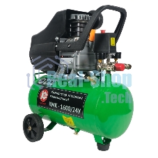 Компрессор КАЛИБР КМК-1600/24У 1.6кВт 8атм 24л 198л/мин 2выхода