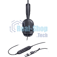 Гарнитура Yealink UH42 Dual UC чёрный, проводная, USB